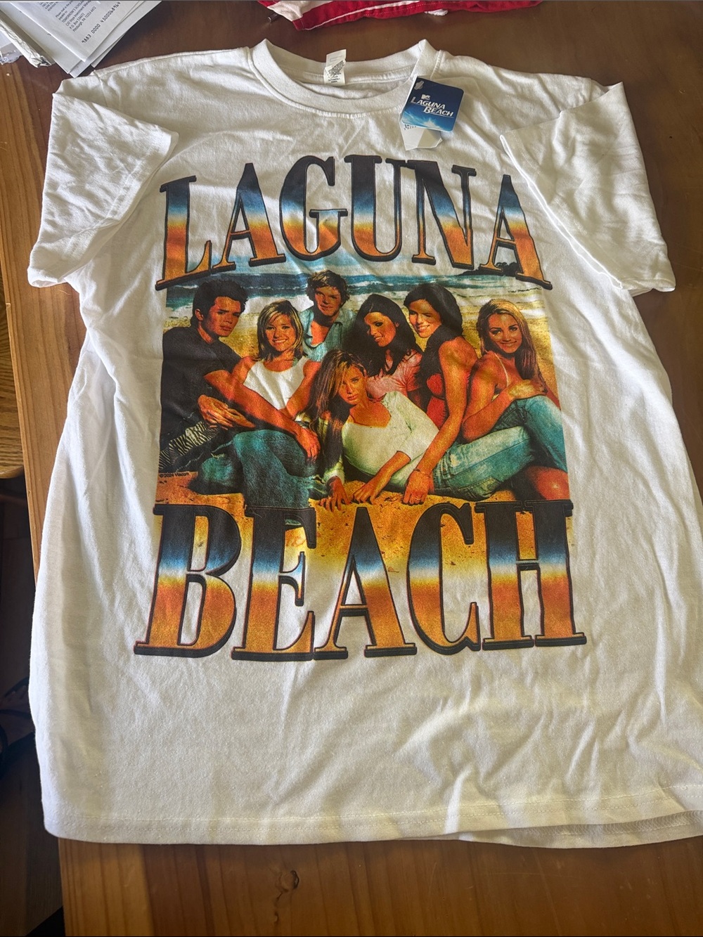 Laguna Beach Graphic Tee - White